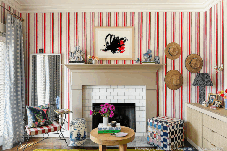 Wallpaper and Trim Paint Mary Kathryn Wells Design3